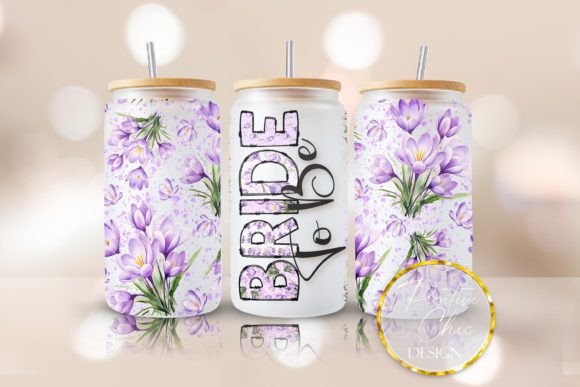 Bride to Be Cup Wrap Design
