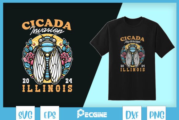 Cicada Invasion Illinois 2024 Insect SVG