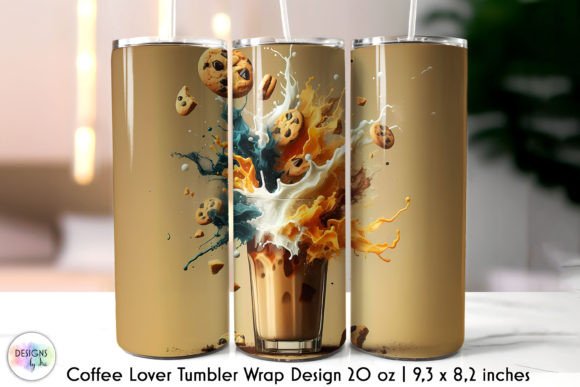 Coffee Lover Tumbler Wrap Sublimation