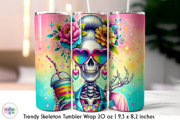 Funny Skeleton Tumbler Sublimation