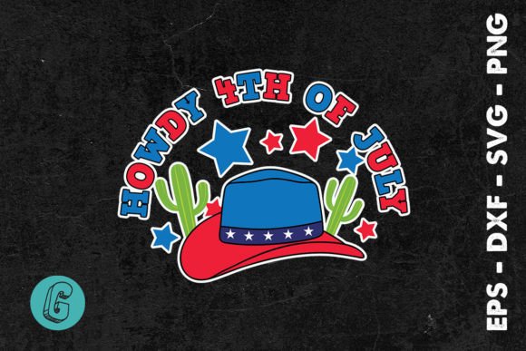Howdy 4th of July Western SVG