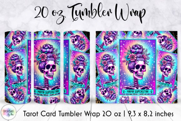 Tarot Cards Mother Day Tumbler Wrap