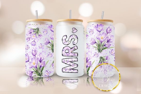 Wedding Cup Wrap Design